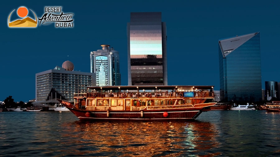 Dhow Cruise in Dubai Creek and Marina