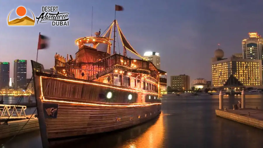 Dhow Cruise in Dubai Creek and Marina